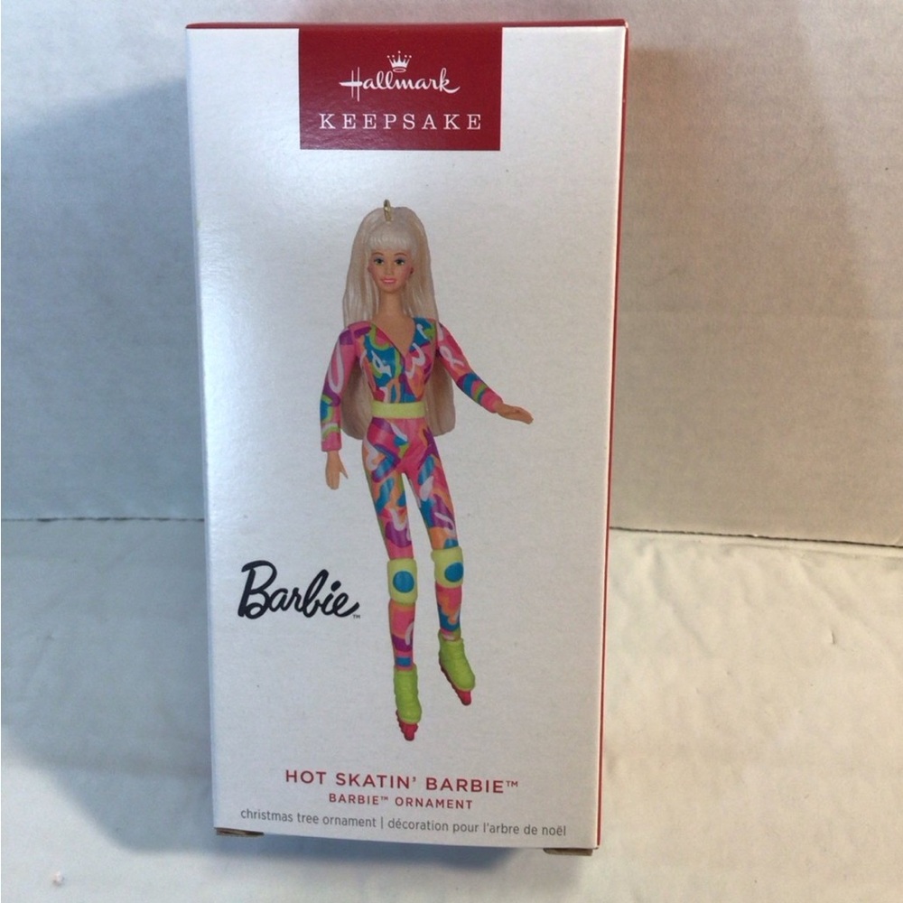 Hallmark Keepsake Barbie Roller blading skating ornament